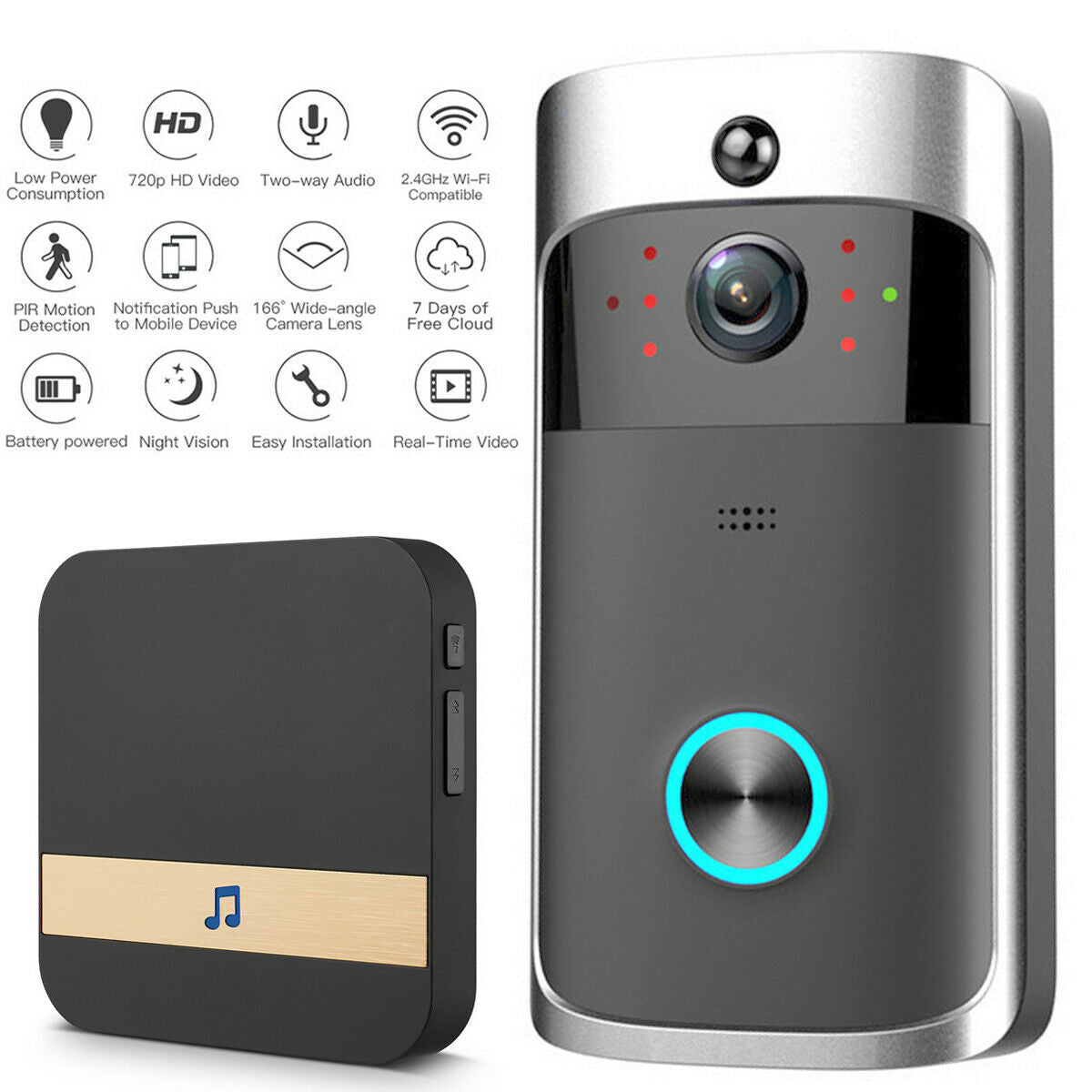 HD Pro Wireless DoorBell Camera