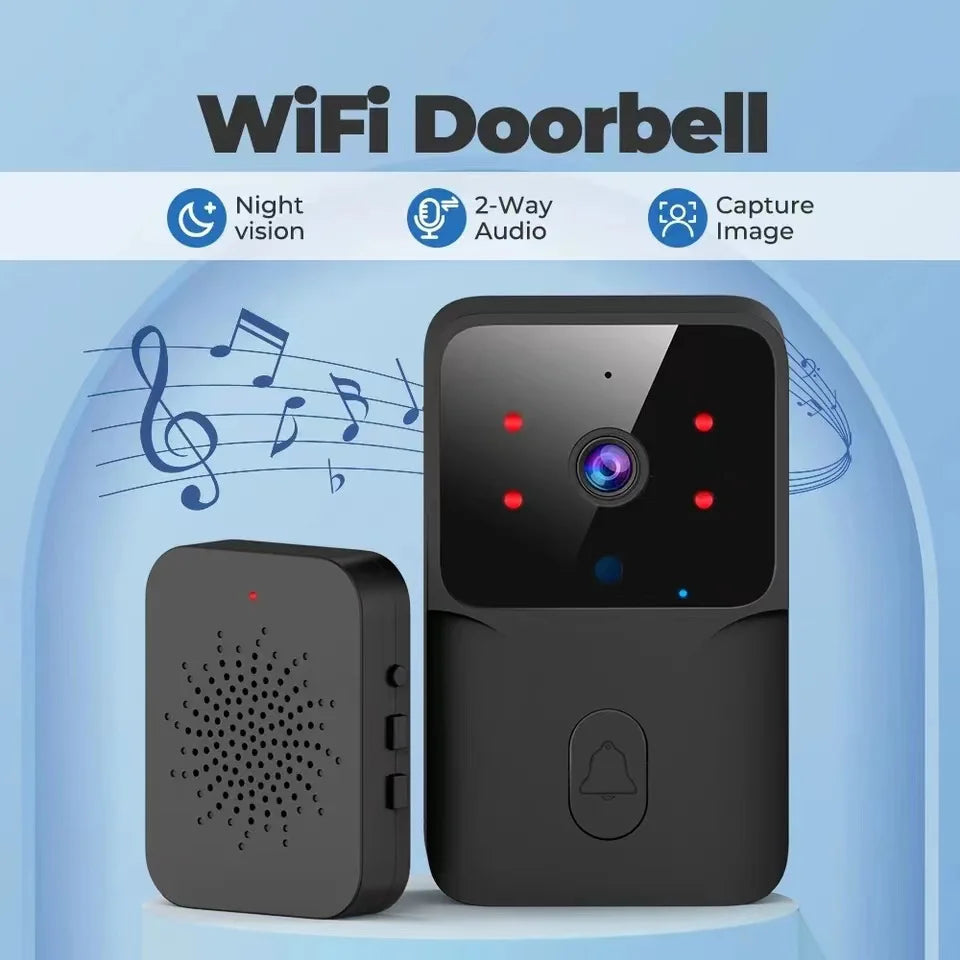 Tuya Doorbell with Camera Wireless Bundle Video Doorbell WIFI HD Outdoor Phone Door Bell Camera Security Video Intercom IR