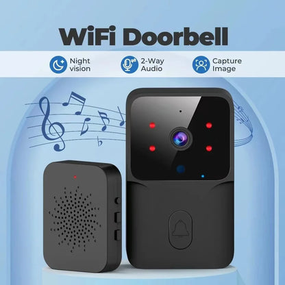 Tuya Doorbell with Camera Wireless Bundle Video Doorbell WIFI HD Outdoor Phone Door Bell Camera Security Video Intercom IR