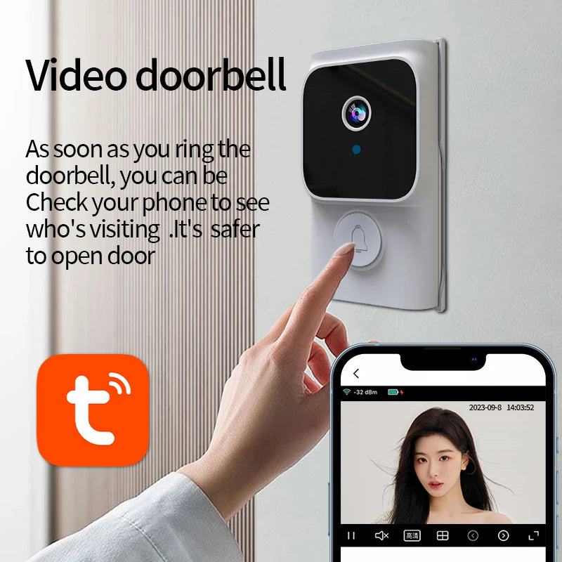  HD Wireless Wifi Doorbell Camera 